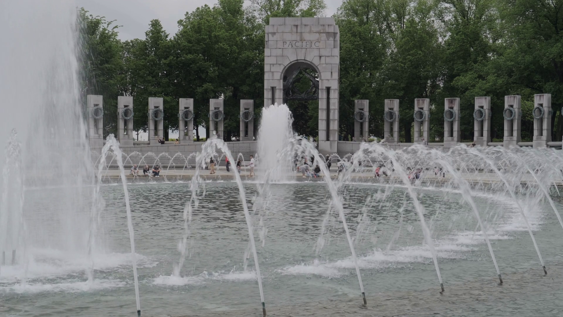 World War Ii Memorial In Washington Dc Stock Footage SBV-351878222 ...