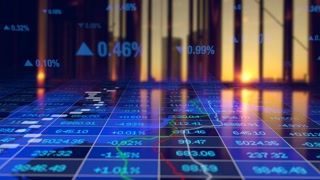 Economy investment market infographic profits indicator background