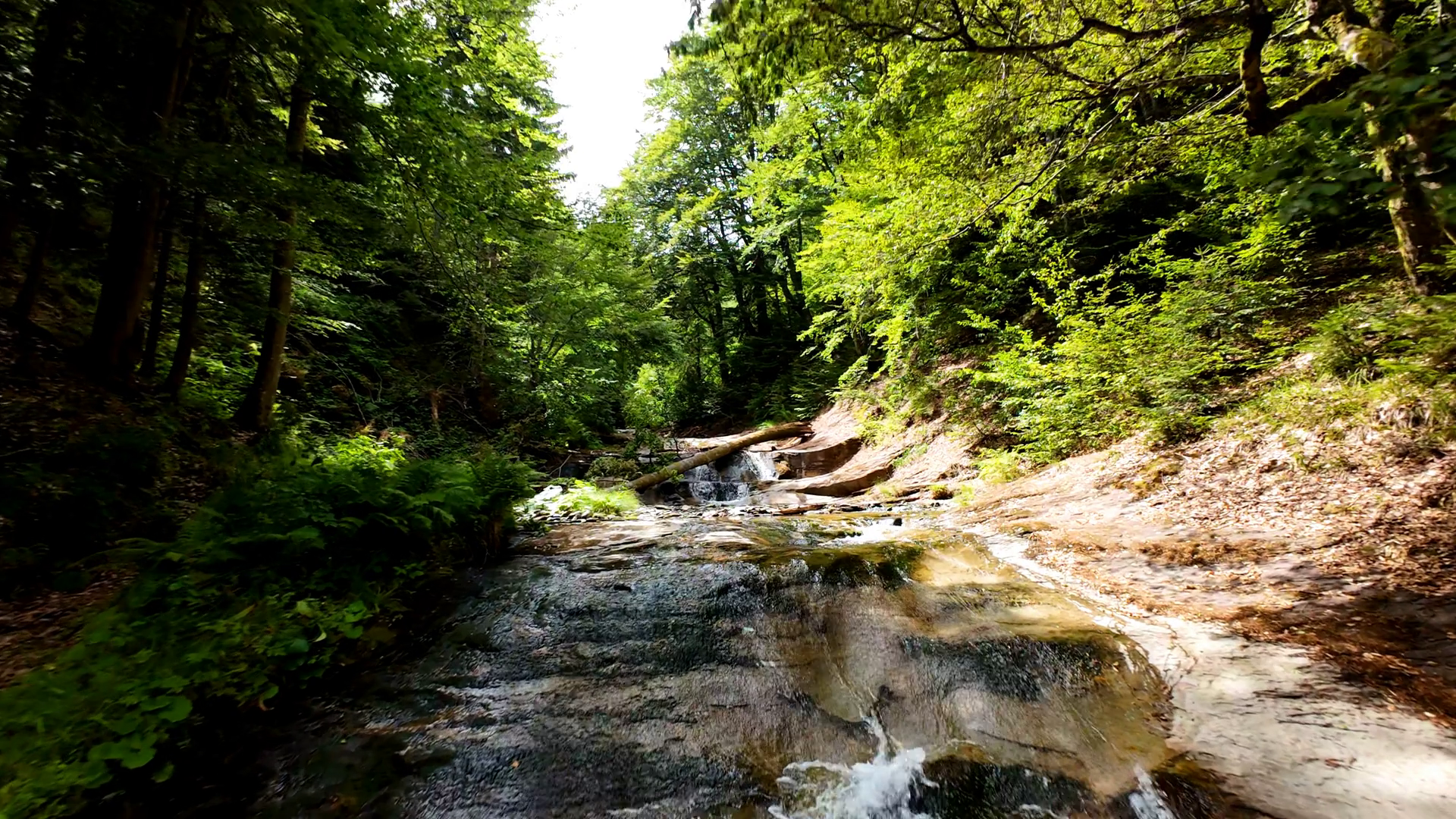 Aerial Video Of Beautiful Waterfall Flowing Stock Footage SBV-352841245 ...