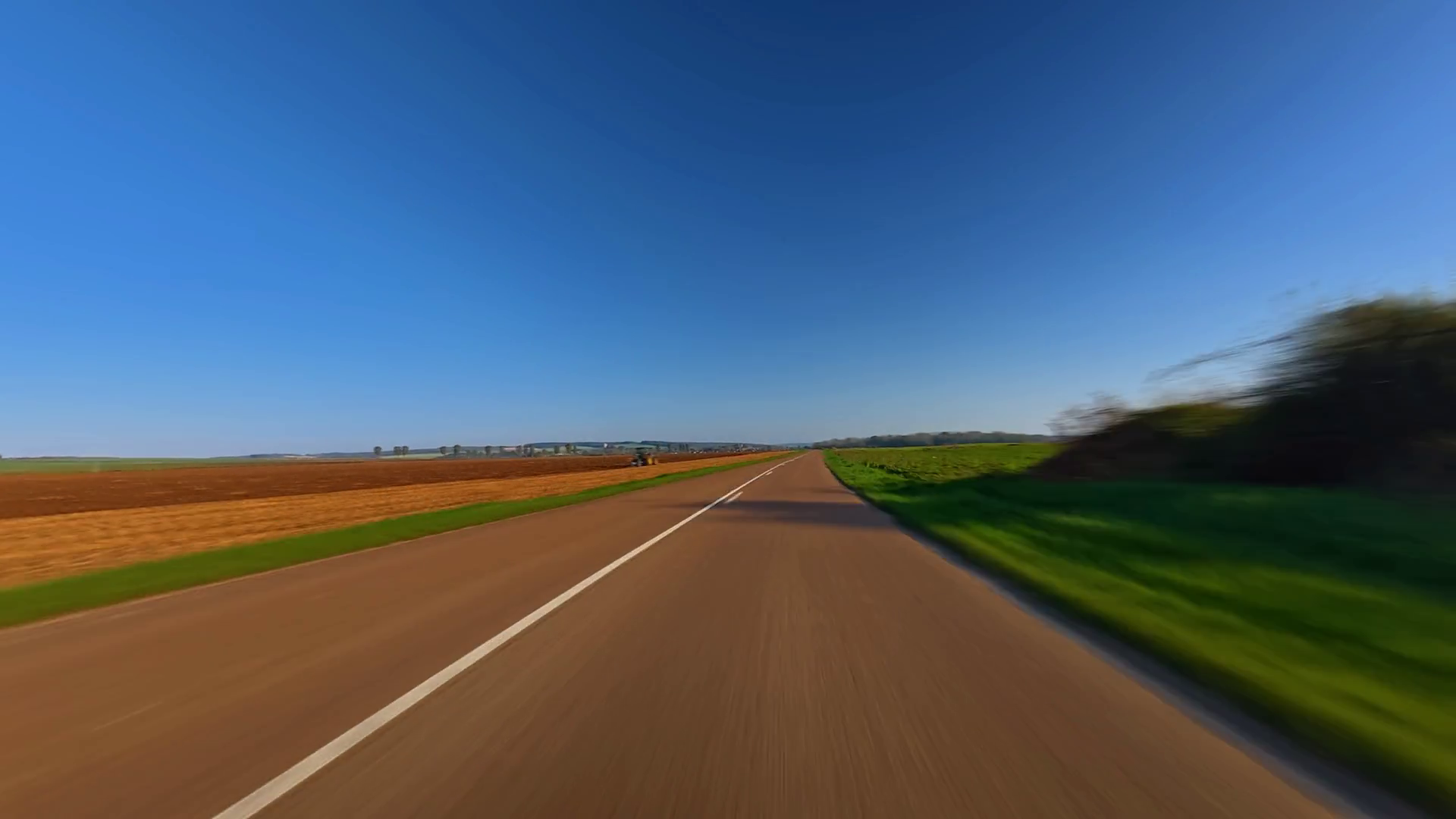 Driving Car Very Fast Along Beautiful Stock Footage SBV-352612516 ...