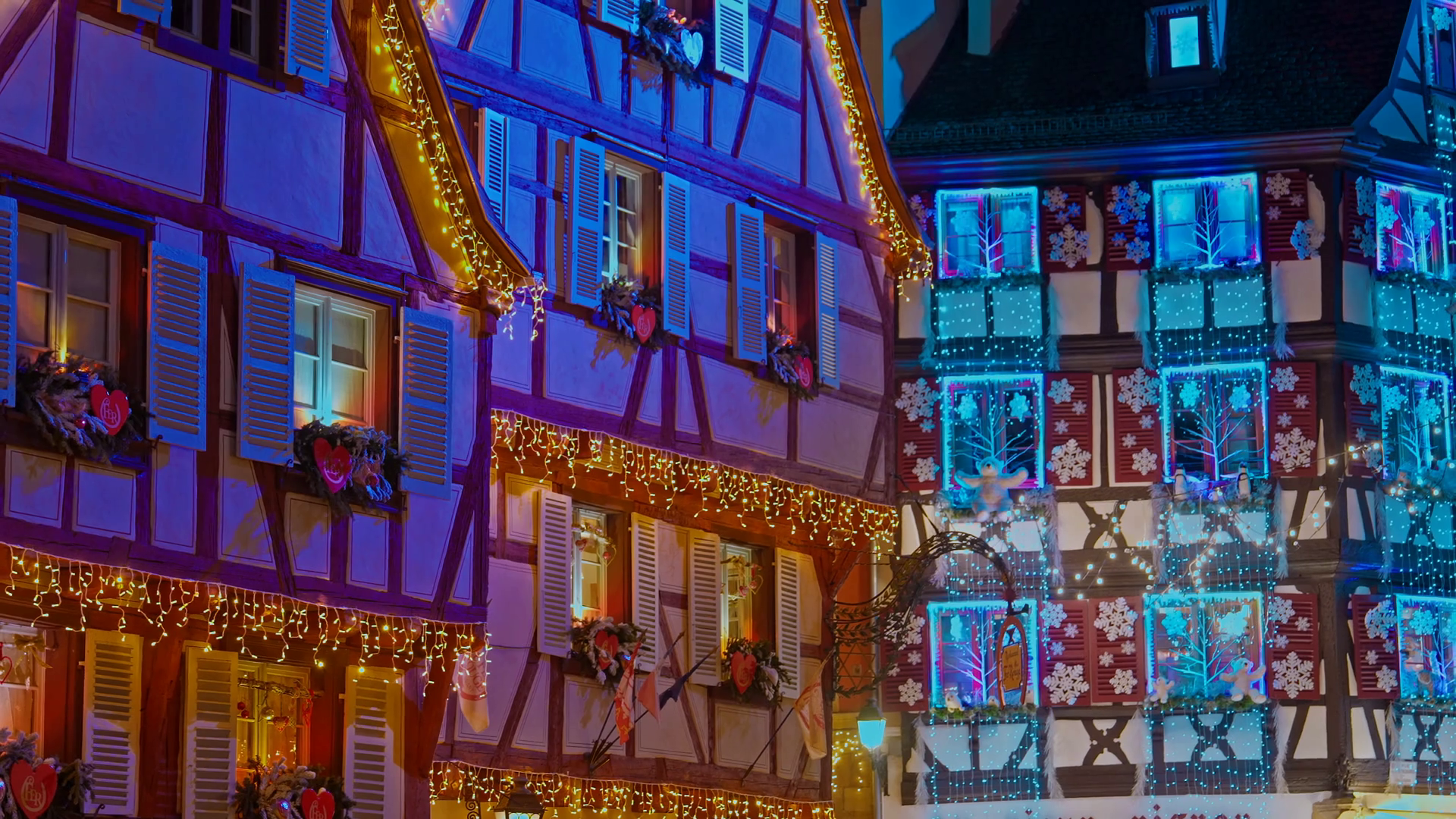 France Colmar - 03 12 2025: Beautiful Street Stock Footage SBV ...