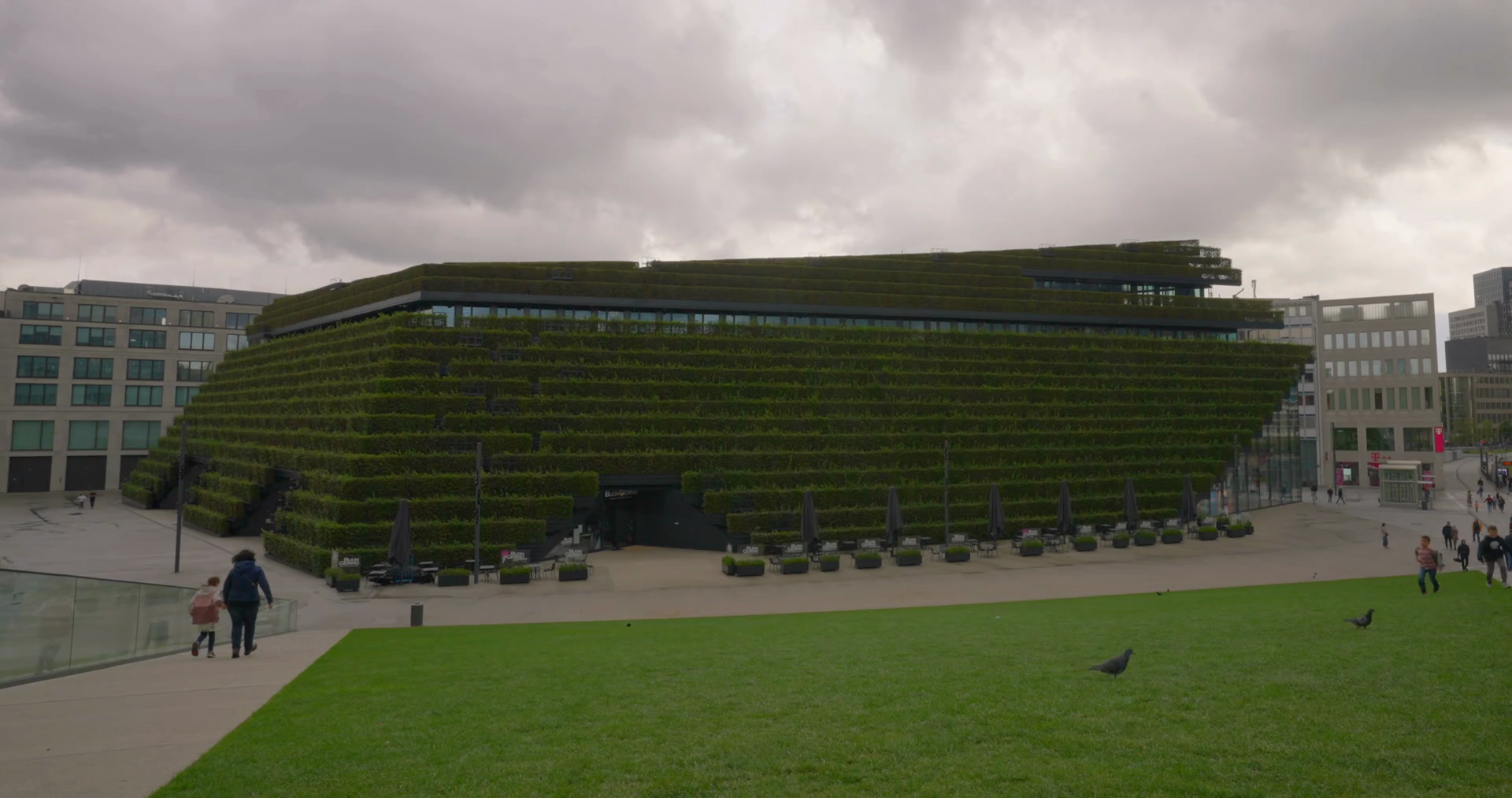 Picture of The Largest Green Facade In Europe - Ko Stock Footage SBV-348624110 ...