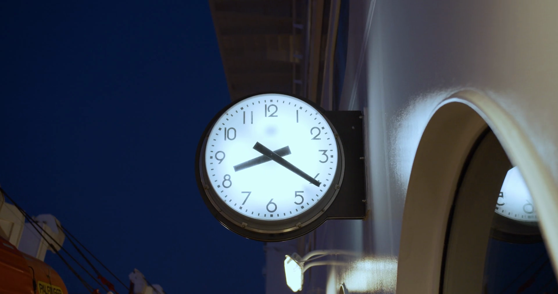 Clock On Deck Of Cruise Ship Stock Footage SBV337870620 Storyblocks