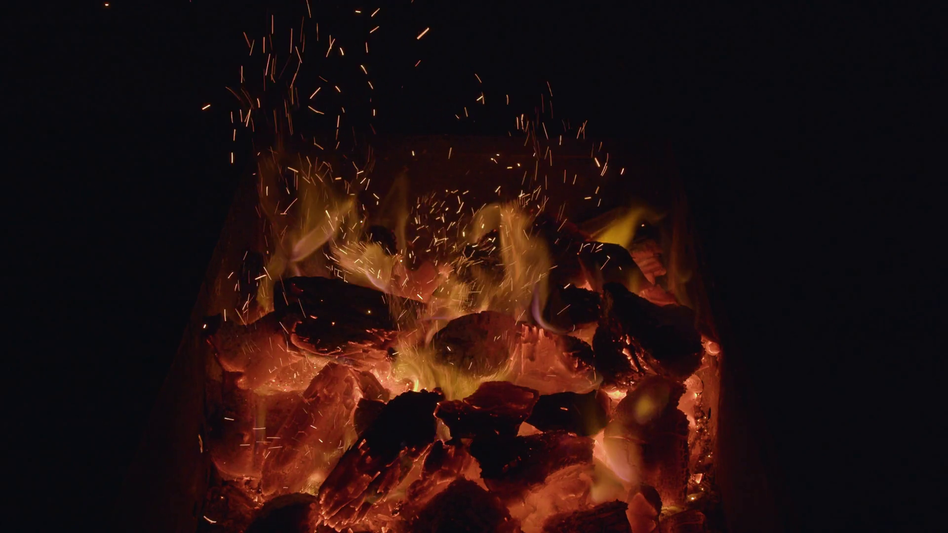 Closeup Of Burning Coals Action Stock Footage SBV337387352 Storyblocks