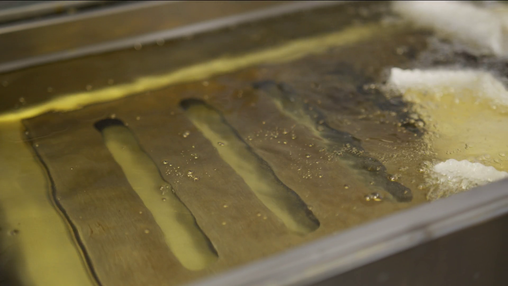 Cooking Oil Boiling Bubbling In Fryer Deep Stock Footage SBV338942440