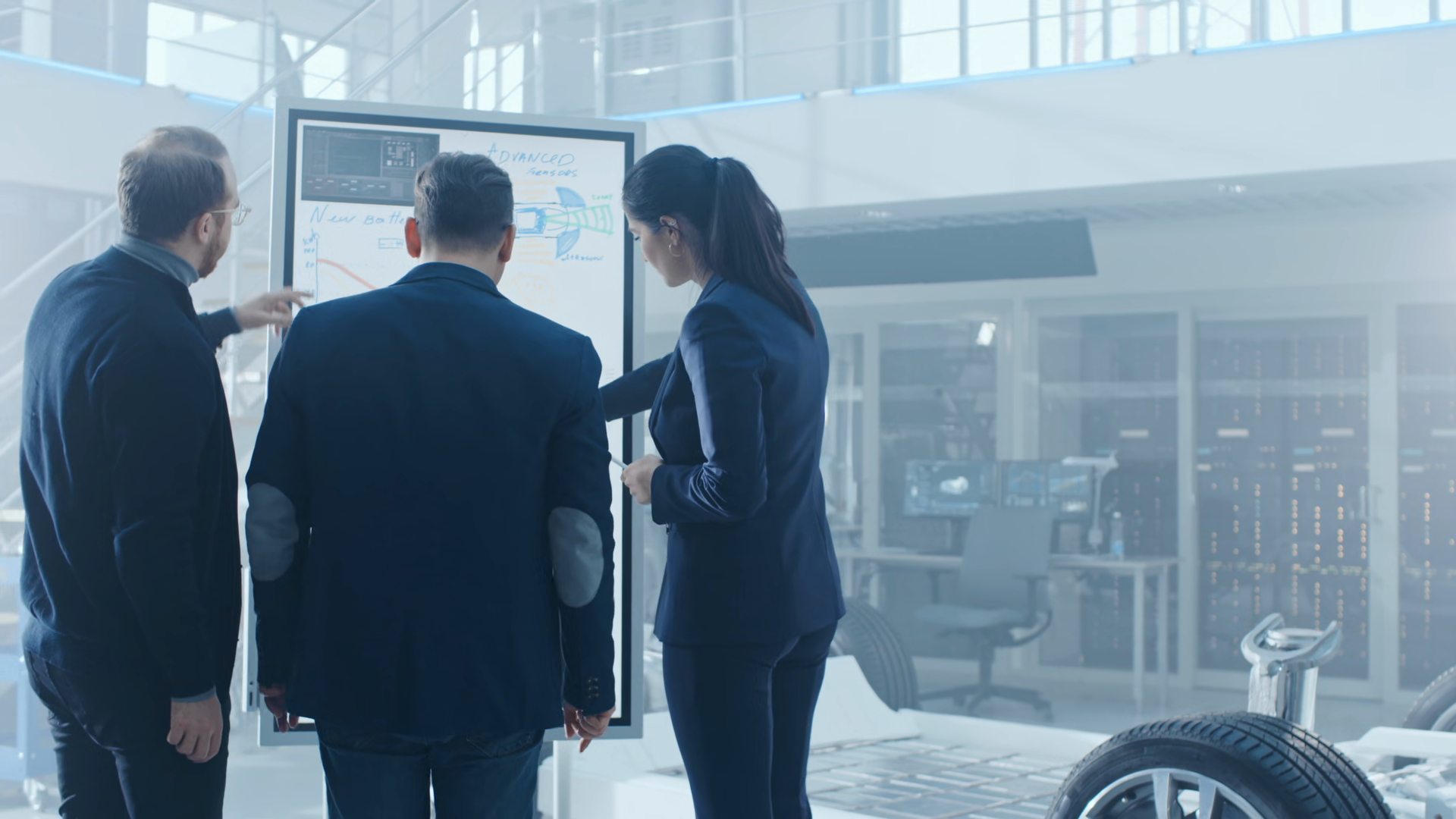 Diverse Team Of Design Engineers Are Working Stock Footage SBV ...