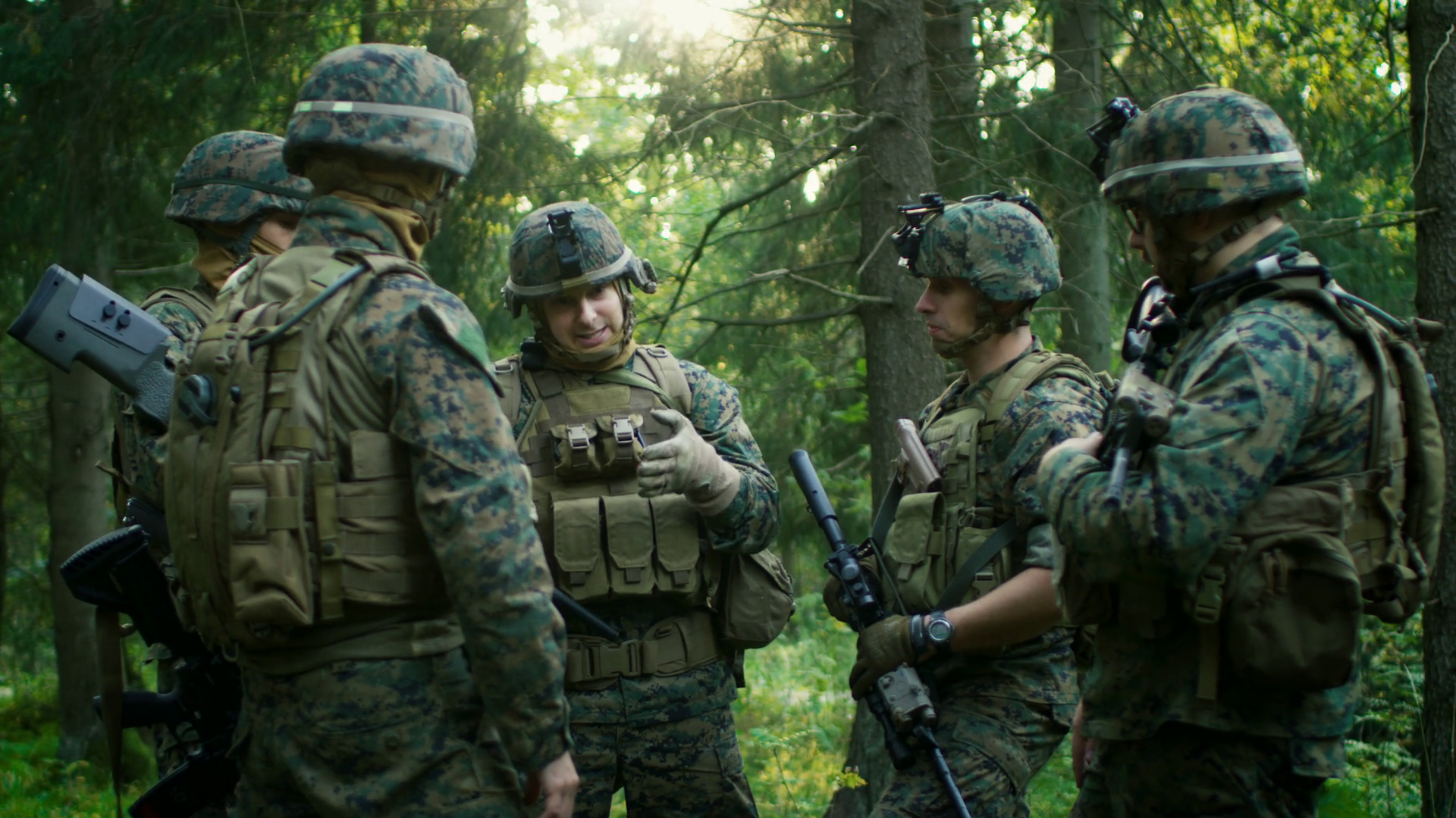 Squad Leader Discusses Military Operation Stock Footage SBV-352915490 ...