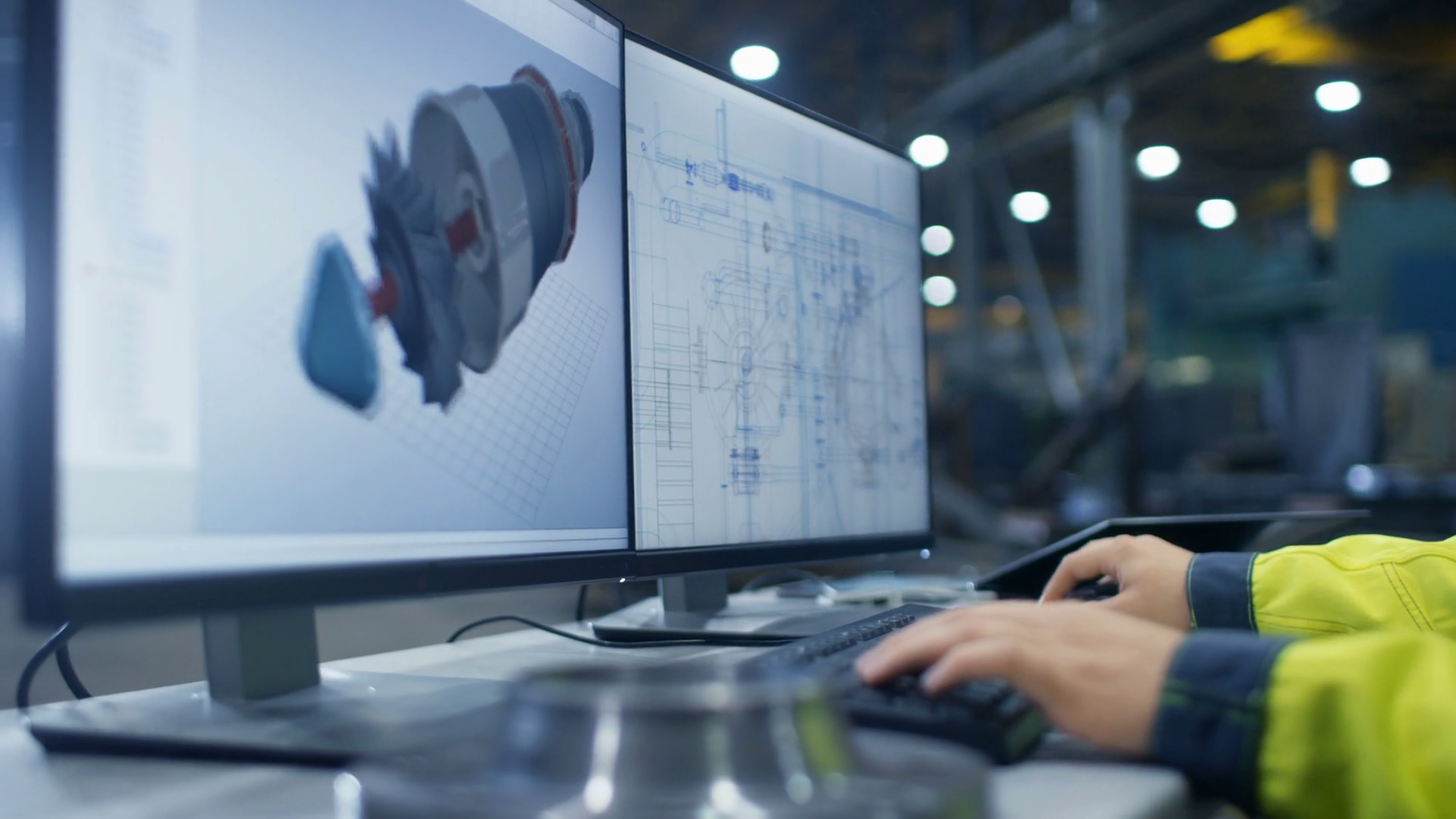 Inside Heavy Industry Factory Close-up Stock Footage SBV-352928922 ...