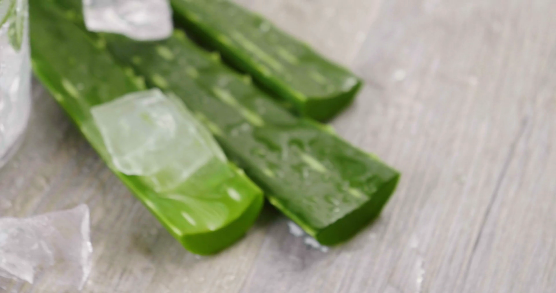 Macro Of Composition Of Aloe Vera Concept Of Stock Footage SBV ...