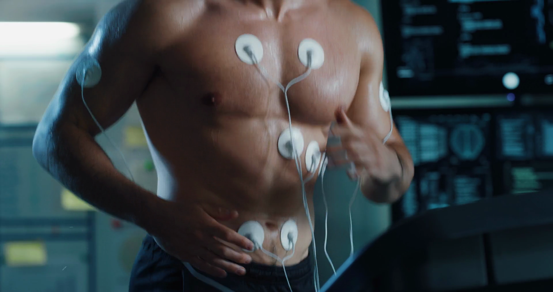 Cinematic Close Up Shot Of Young Athlete Stock Footage SBV-348526382 ...