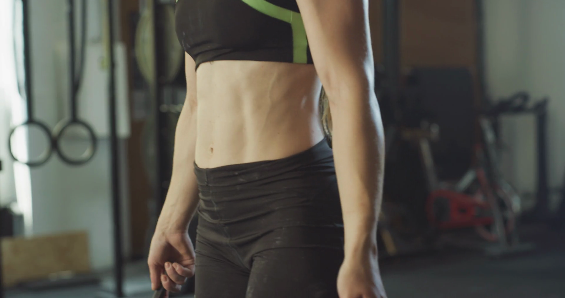 Cinematic Close Up Shot Of Young Muscular Stock Footage SBV-348526430 ...