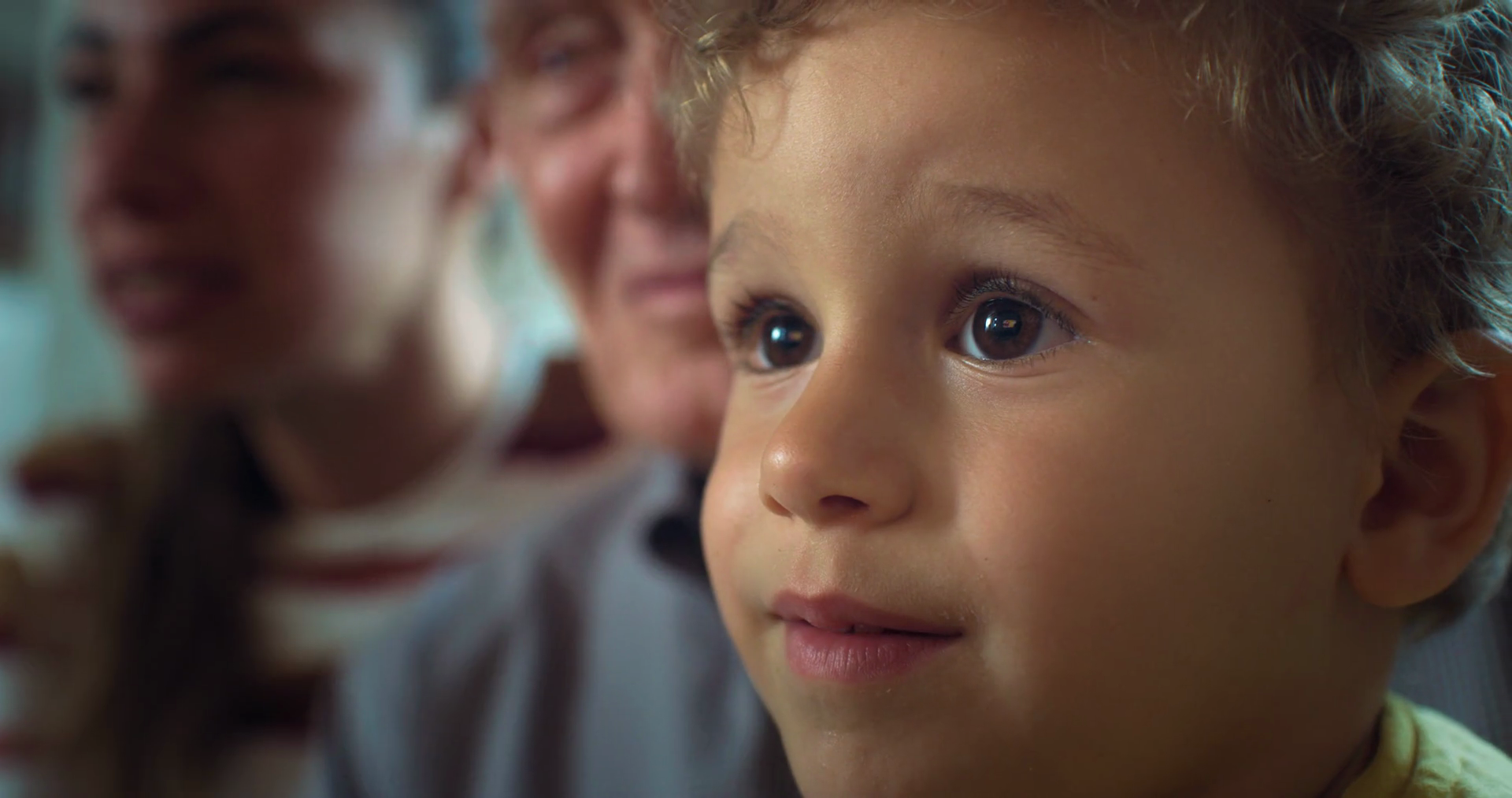 Cinematic Close Up Shot Of Happy Family: Stock Footage SBV-348540249 ...
