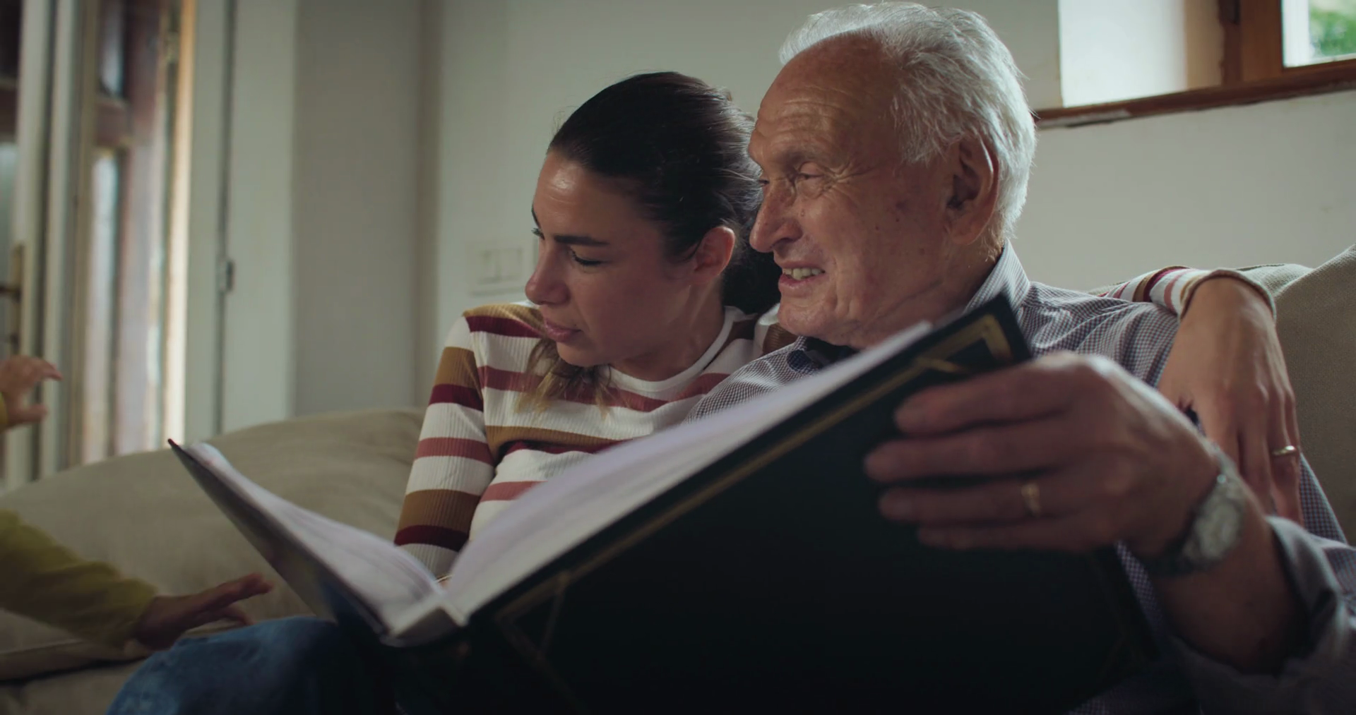 Cinematic Close Up Shot Of Happy Family: Stock Footage SBV-348540278 ...