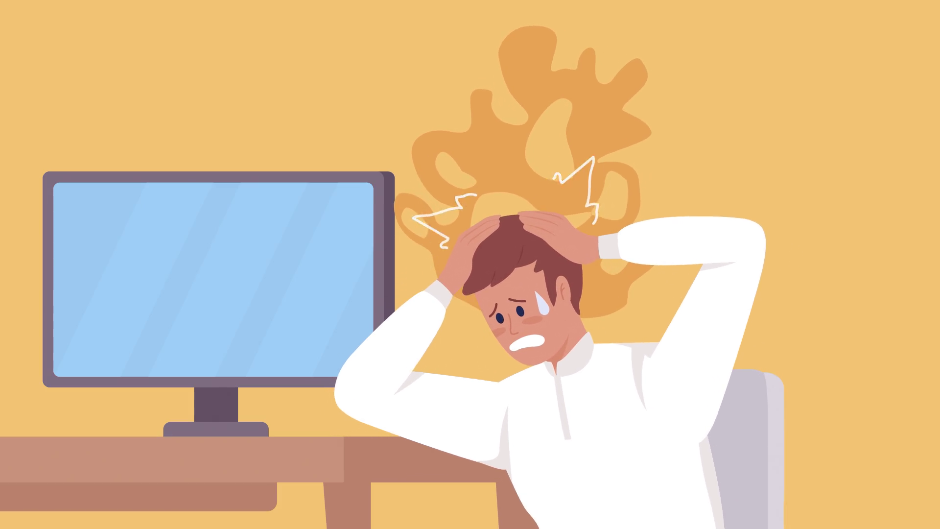 Animated Health Service Illustration Panic Stock Motion Graphics SBV ...