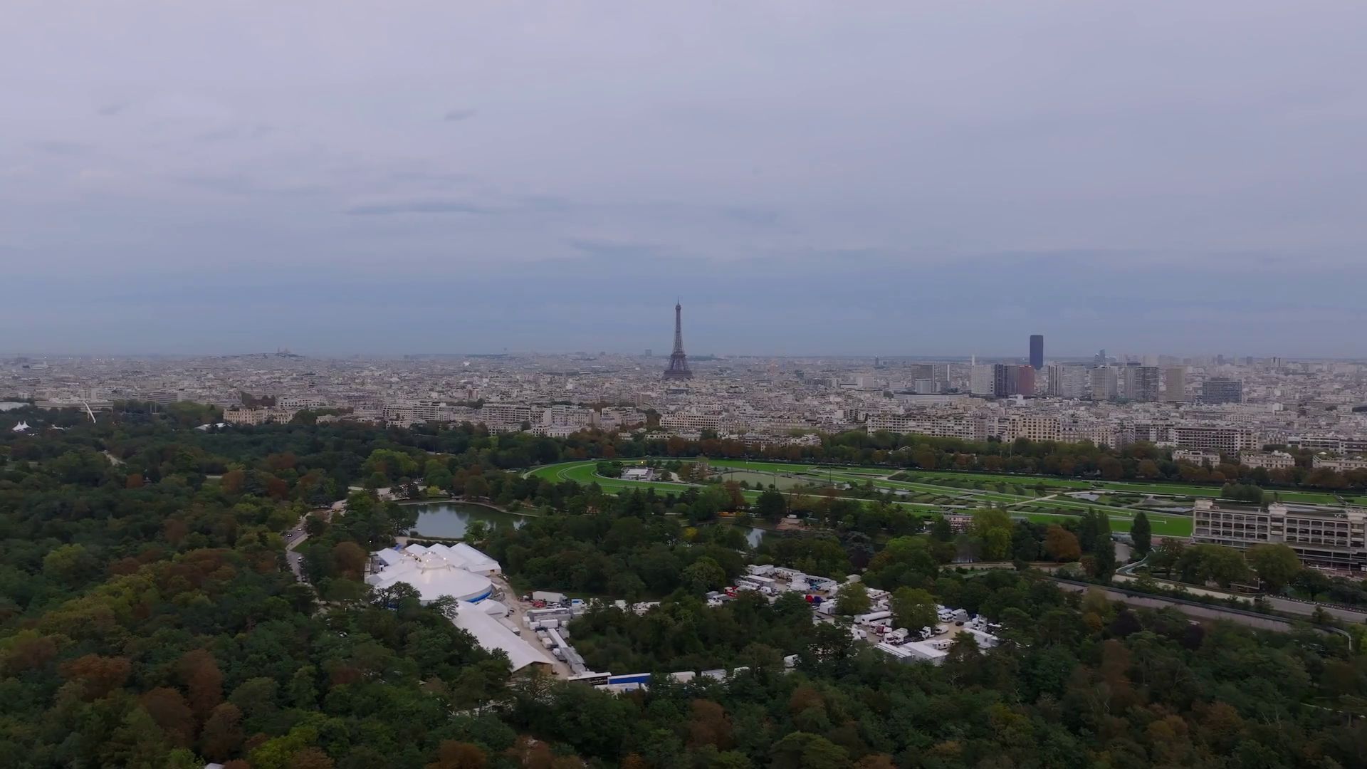 Image showcasing Aerial Panoramic View Of Metropolis Stock Footage SBV-348696774 ...