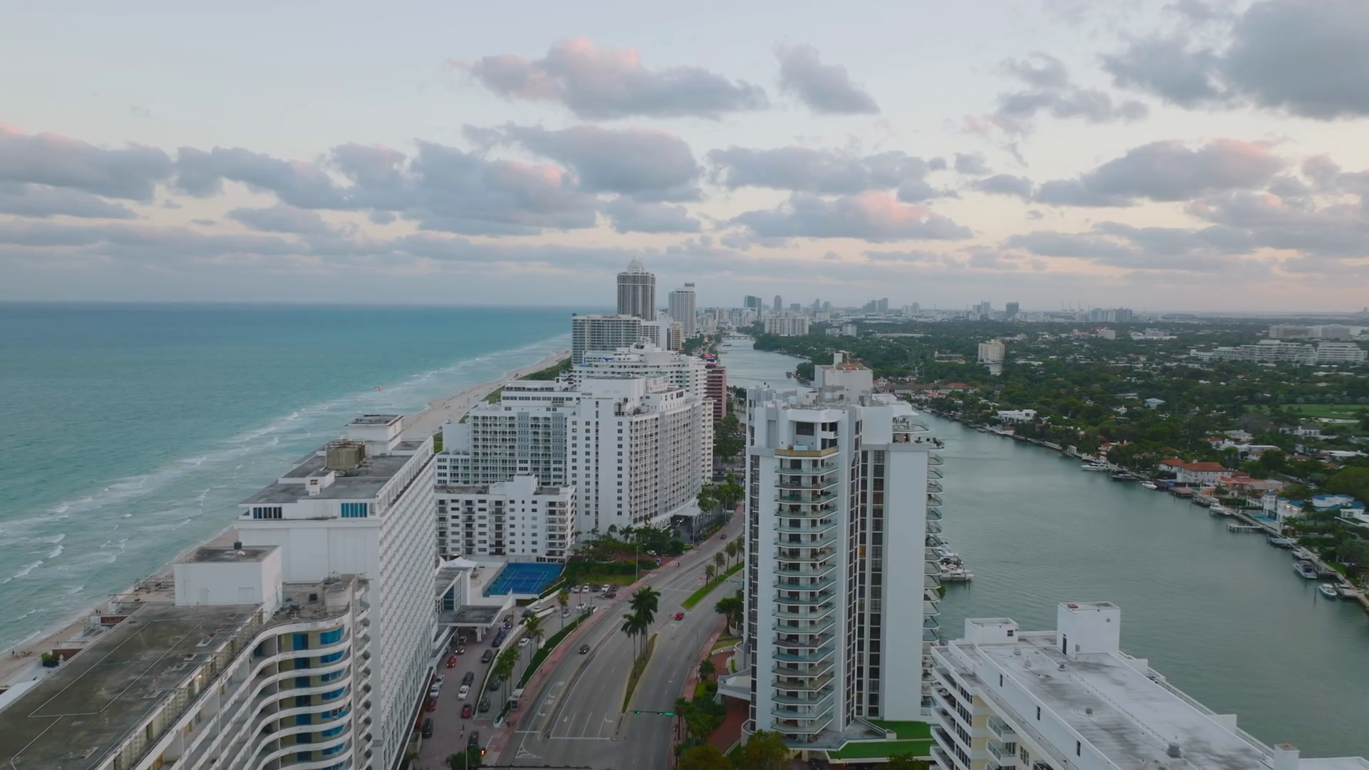 Image showcasing Modern High Rise Residential Towers Along Stock Footage SBV-347622037 ...