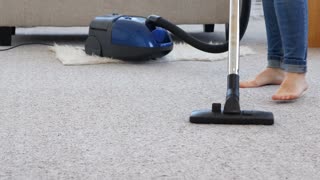 Cropped footage of person hovering the 