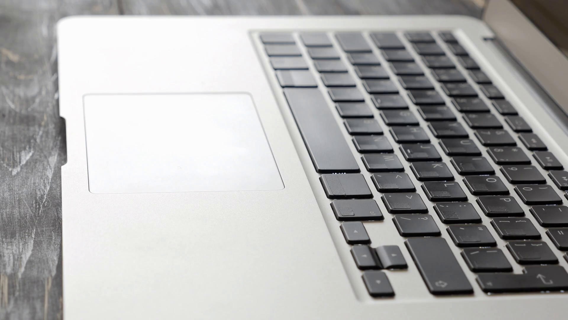 Female Fingers Start Using Touchpad Of Stock Footage SBV320902097