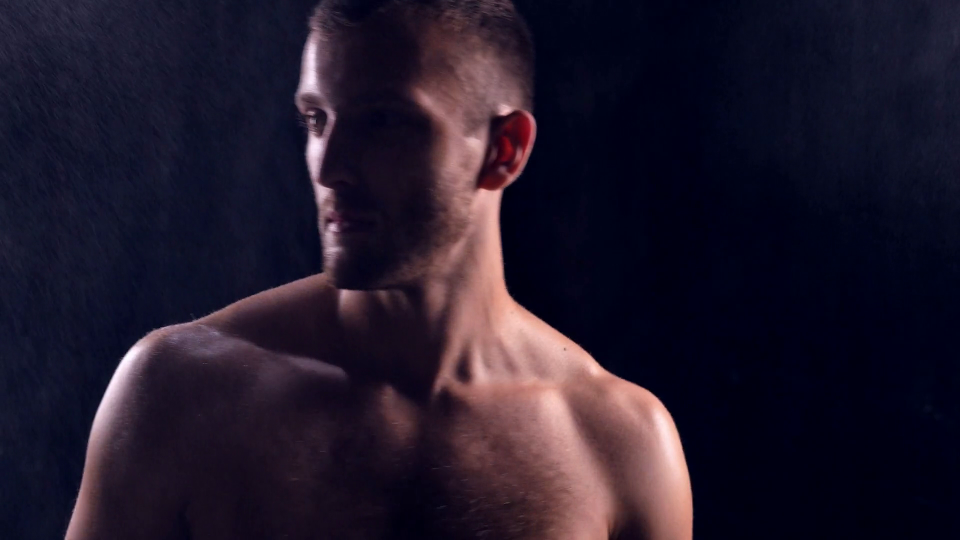 Fit Athlete Showering Workout Stock Footage SBV321205263 Storyblocks