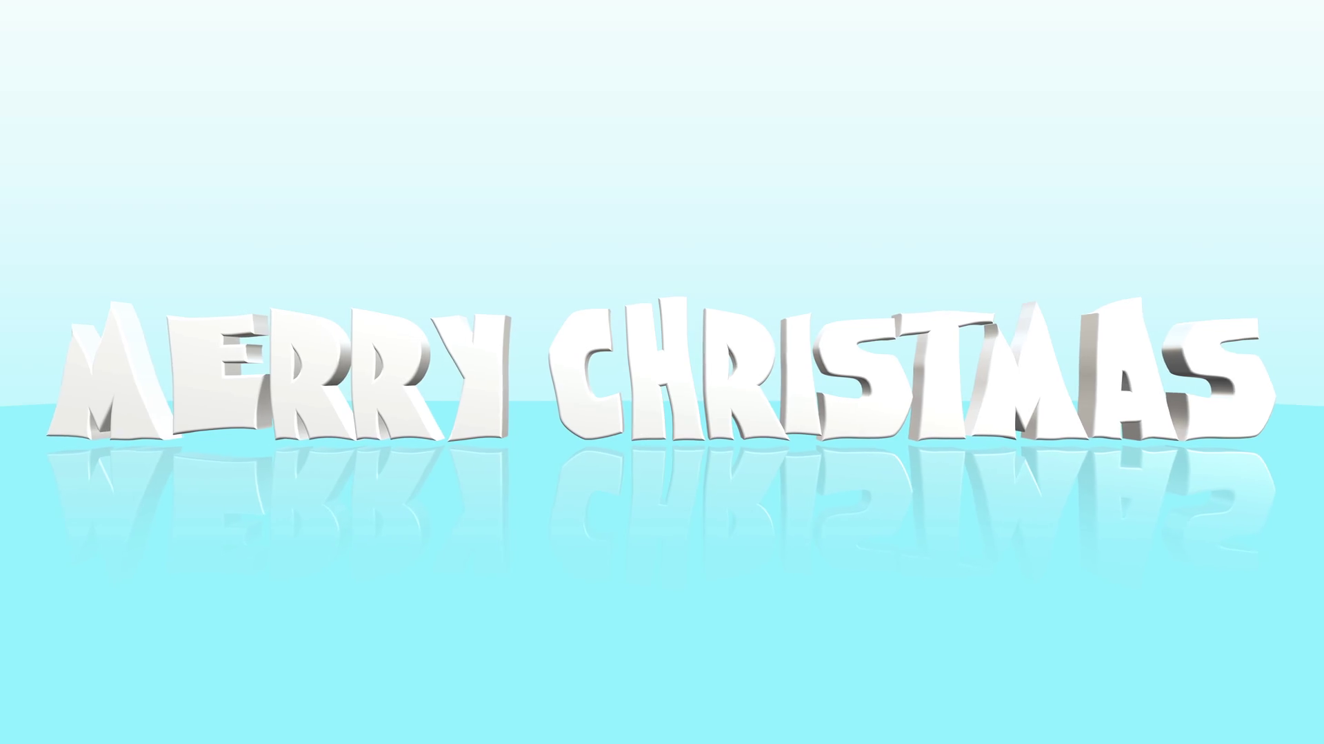 Merry Christmas Text On Blue Gradient Color Stock Motion Graphics SBV ...