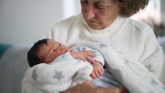 Granny With Little Boy Stock Footage: Royalty-Free Video Clips - Storyblocks