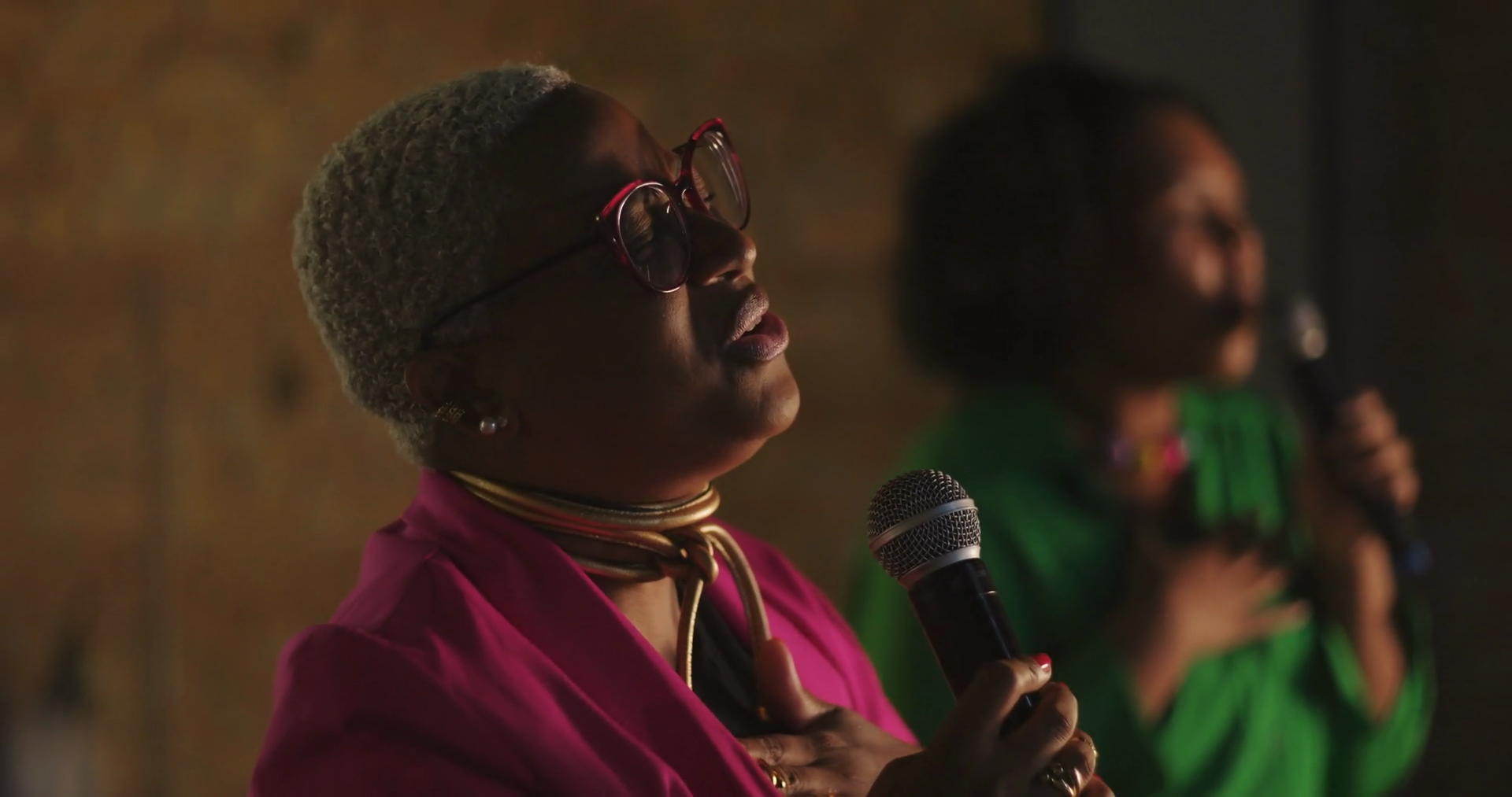 Singers Passionately Performing During Stock Footage SBV-351792869 ...