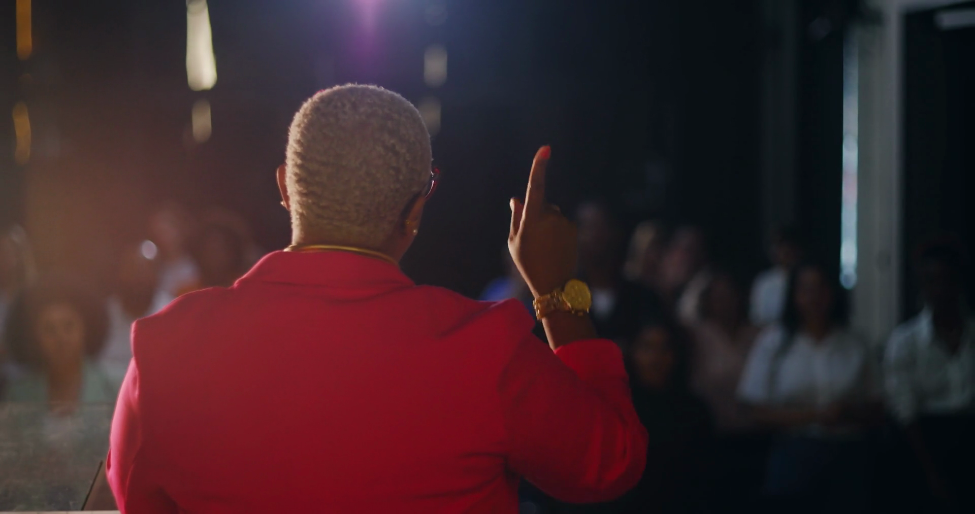 African Descent Woman Preaching Passionately Stock Footage SBV ...