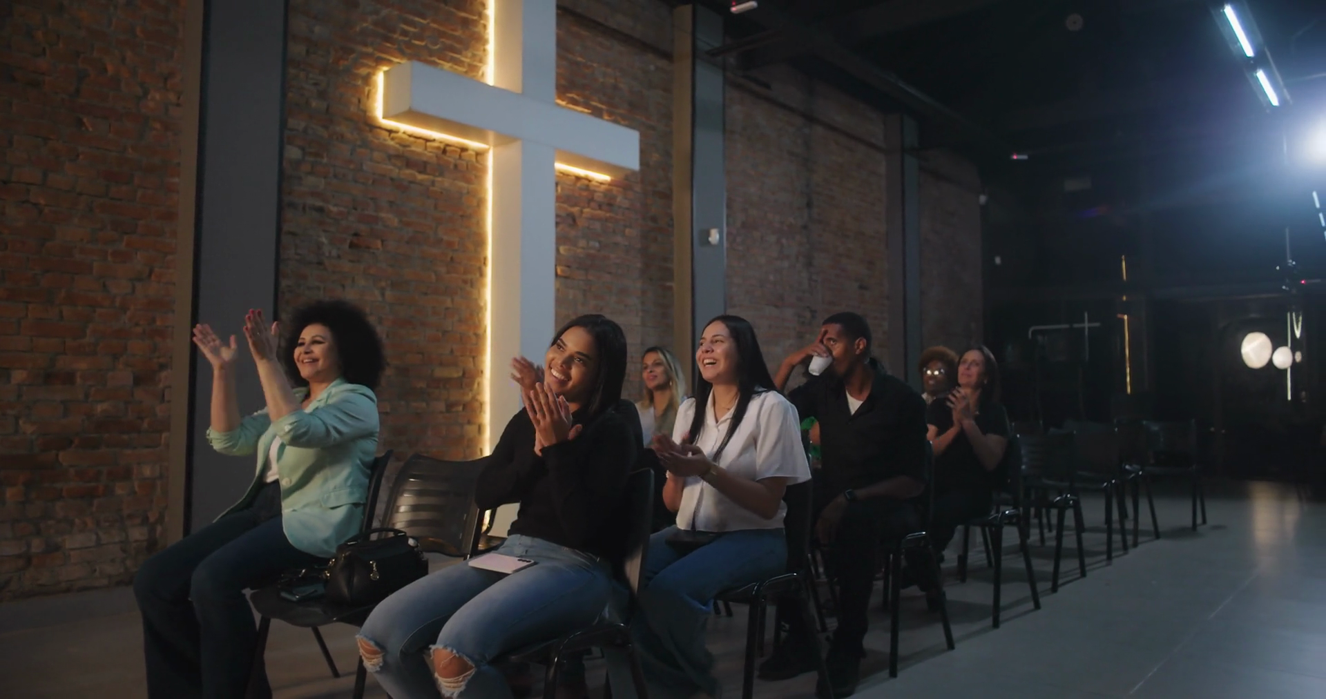 Clapping Hands During Worship In Christian Stock Footage SBV-351820028 ...