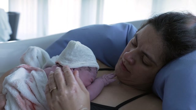 Woman After Giving Birth Stock Footage: Royalty-Free Video Clips ...
