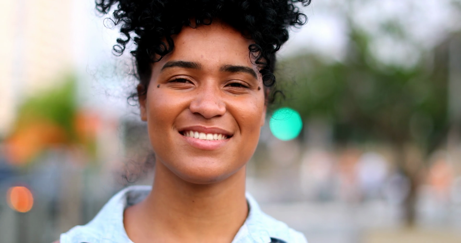 Black Woman Changing Emotion Becoming Stock Footage SBV-348475323 ...