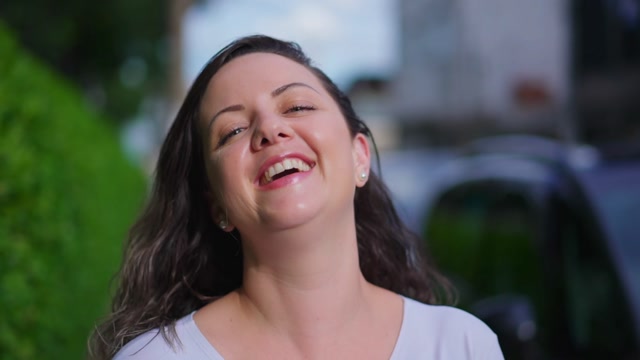 Woman Laugh Slow Motion Stock Footage: Royalty-Free Video Clips ...