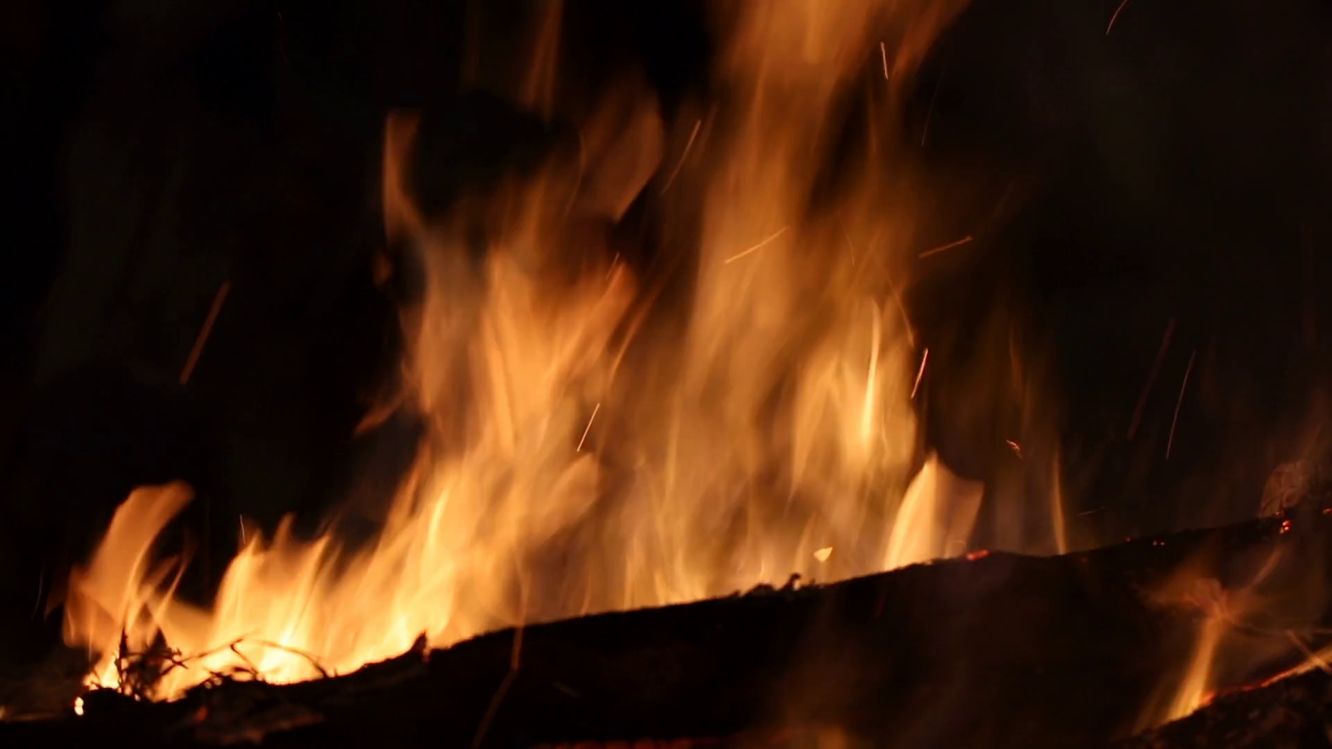 Camp Fire Burning Stock Footage SBV348477079 Storyblocks