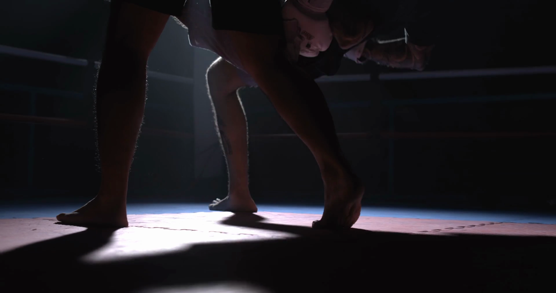 Defeated Fighter Takedown Falling To Ground Stock Footage SBV-348625984 ...