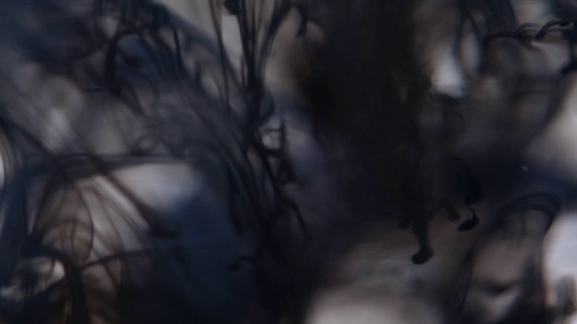 Ink Droplets Falling Inside Water Turning Stock Footage SBV-348475374 ...