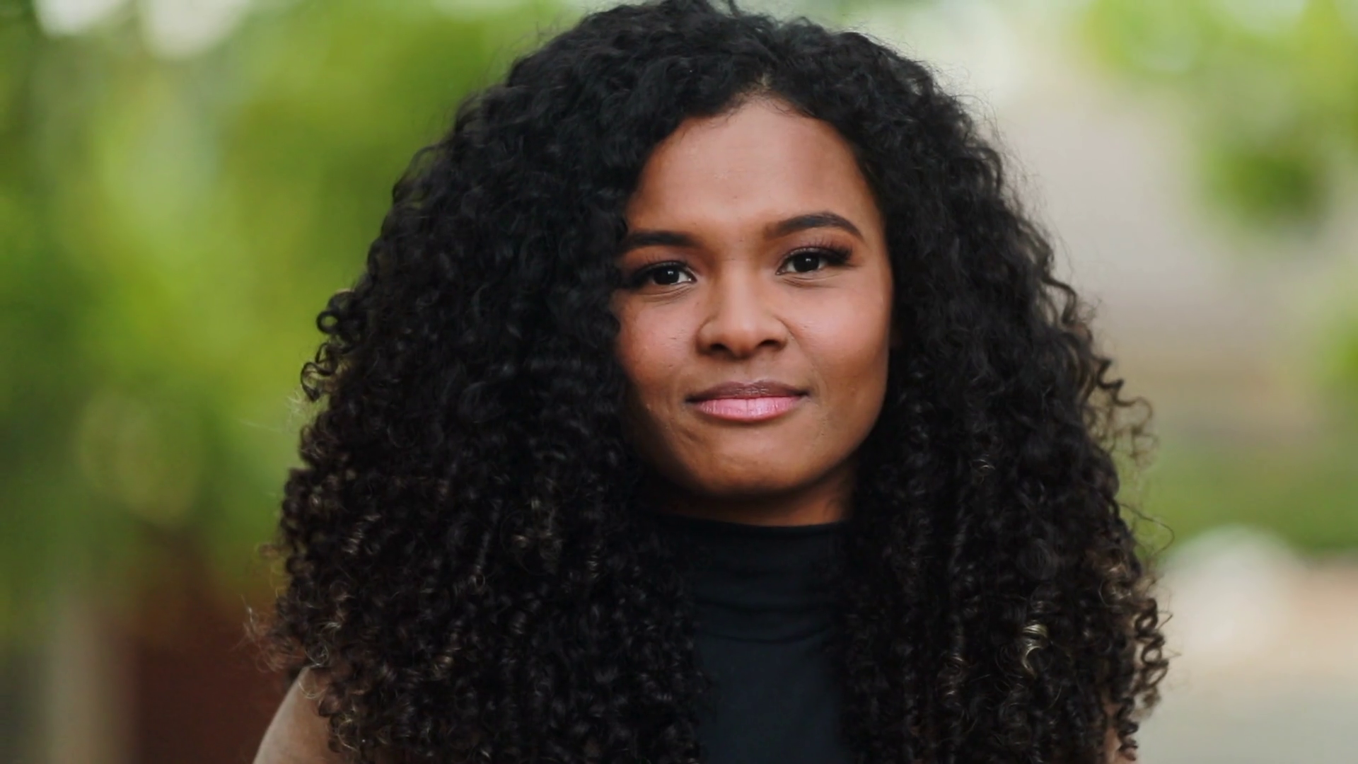 Pensive Brazilian Young Black Woman Portrait Stock Footage SBV ...