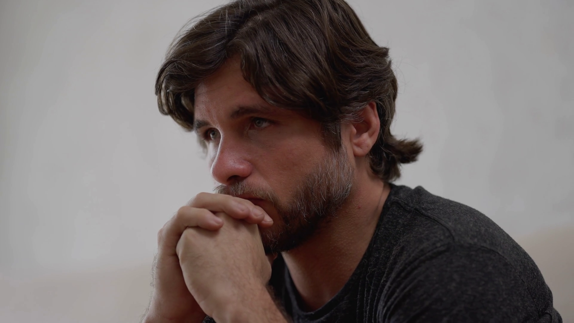 One Preoccupied Young Man Thinking Deeply Stock Footage SBV-348624965 ...