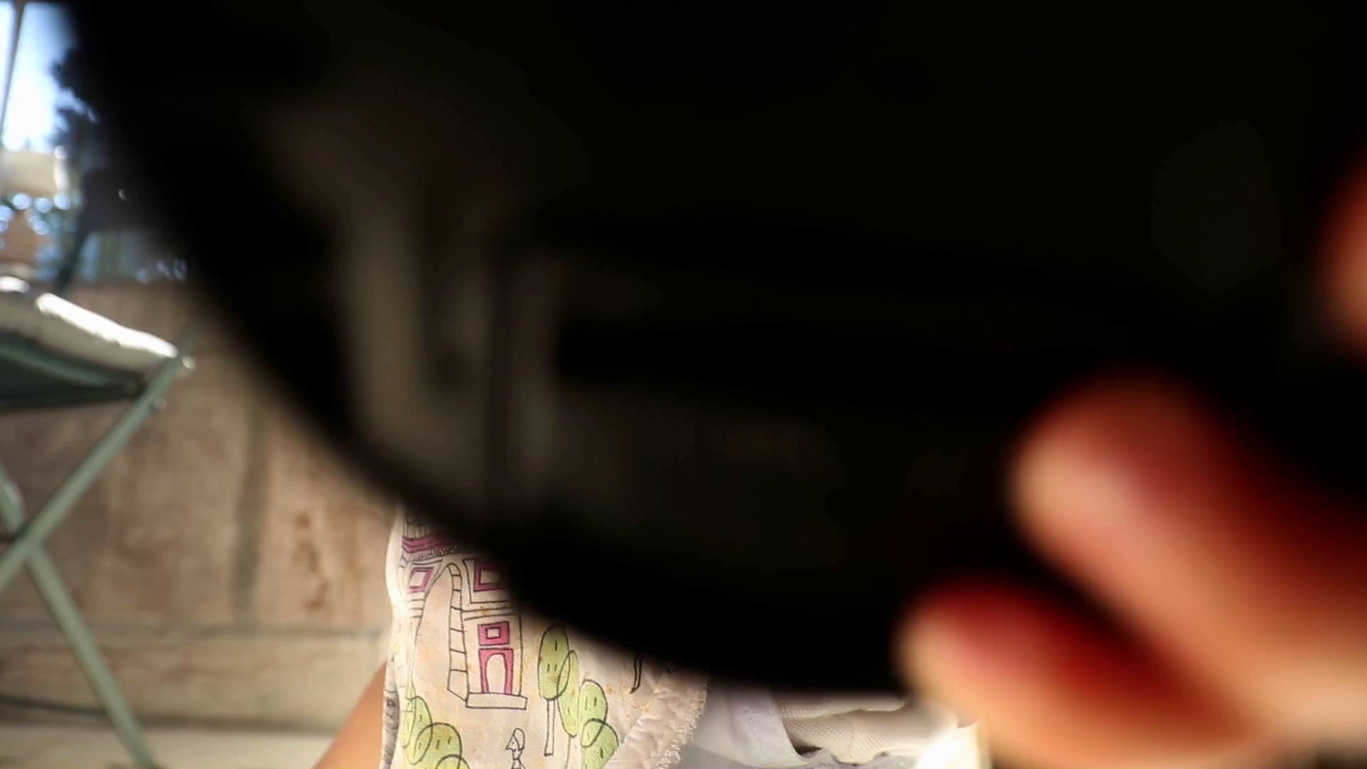 Surprise Reveal Lens Cap Removed To Uncover Stock Footage SBV