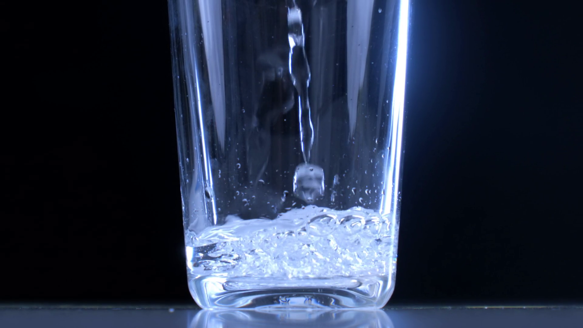 Super Slow Motion Of Water Pouring Into Stock Footage SBV-348779198 ...