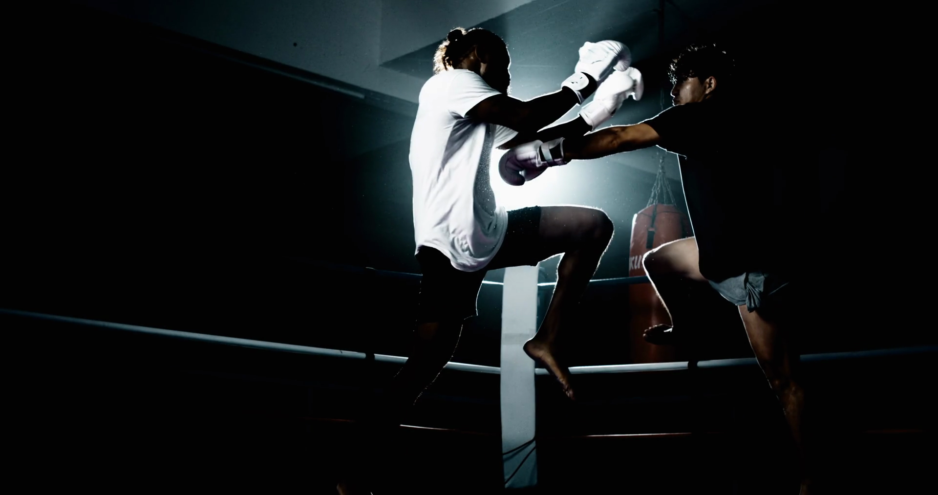 Young Men Fighting Inside Boxing Ring Stock Footage SBV-348606409 ...