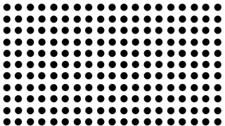 An Abstract Pattern Featuring Black Dots Set Against a Crisp White Background Surface