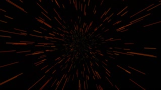 Futuristic Speed light lines through Tunnel background with copy