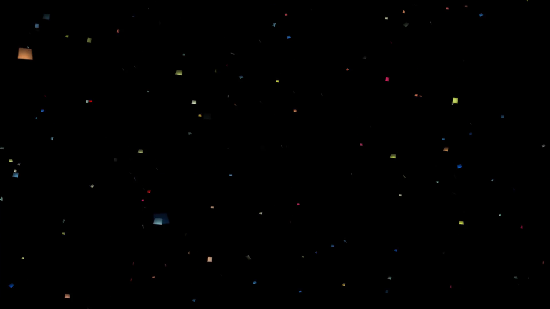 4k Confetti Party Video Overlay Stock Motion Graphics SBV347774315