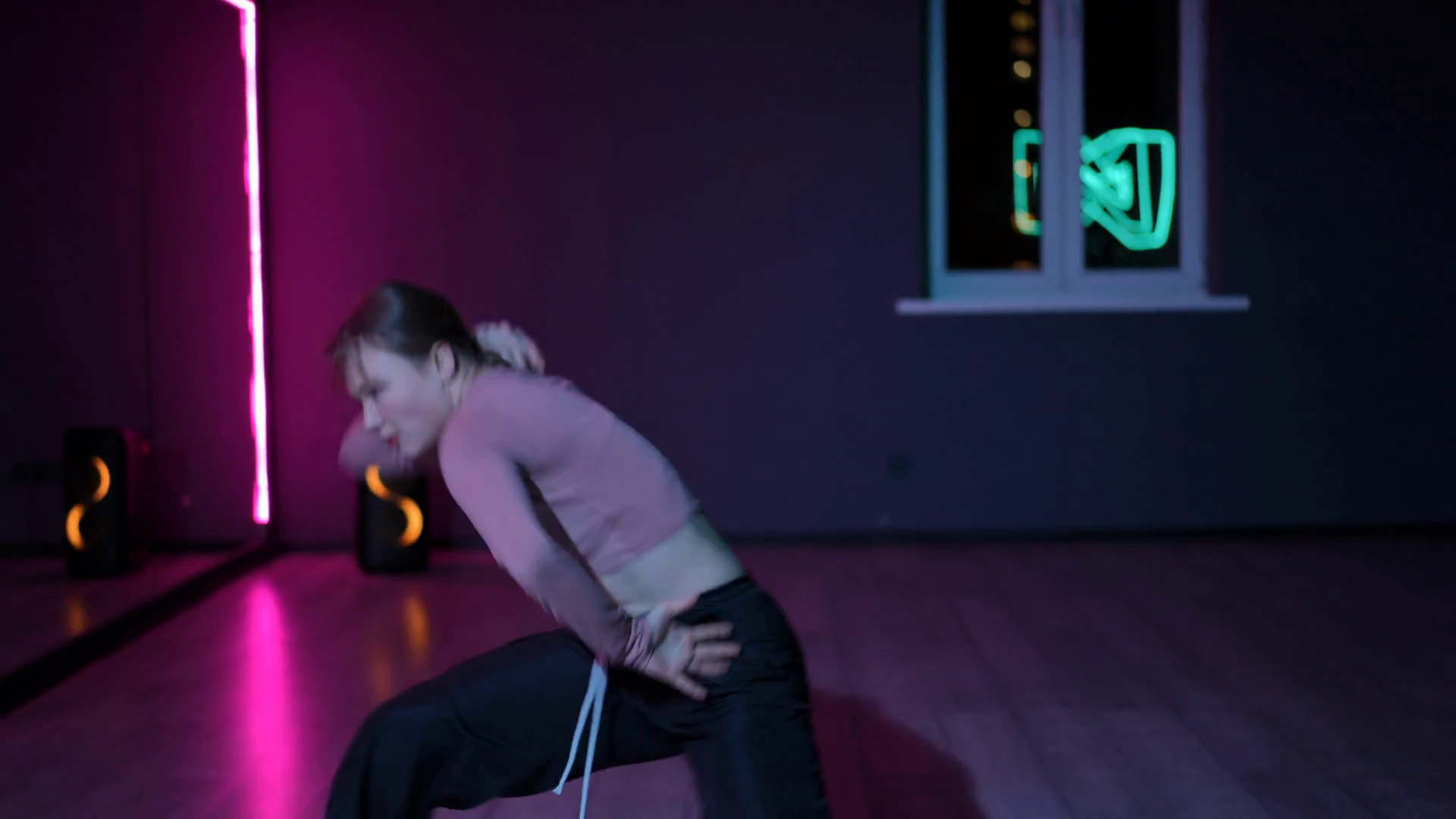 Live Camera Girl Dancing Contemporary In Stock Footage SBV-348716103 ...