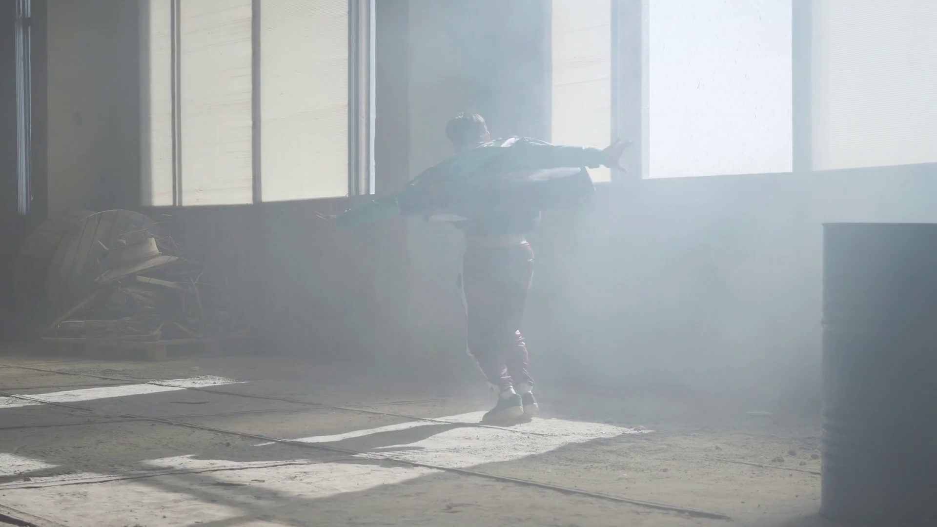 Confident Young Rapper Dancing In Abandoned Stock Footage SBV-333500949 ...