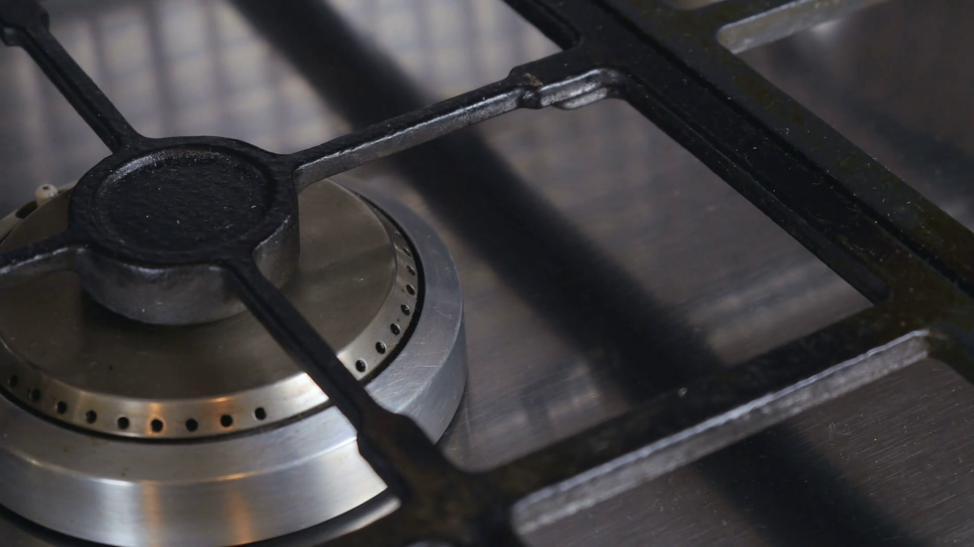 Gas stove burning with fire Stock Video Footage 0007 SBV318511083