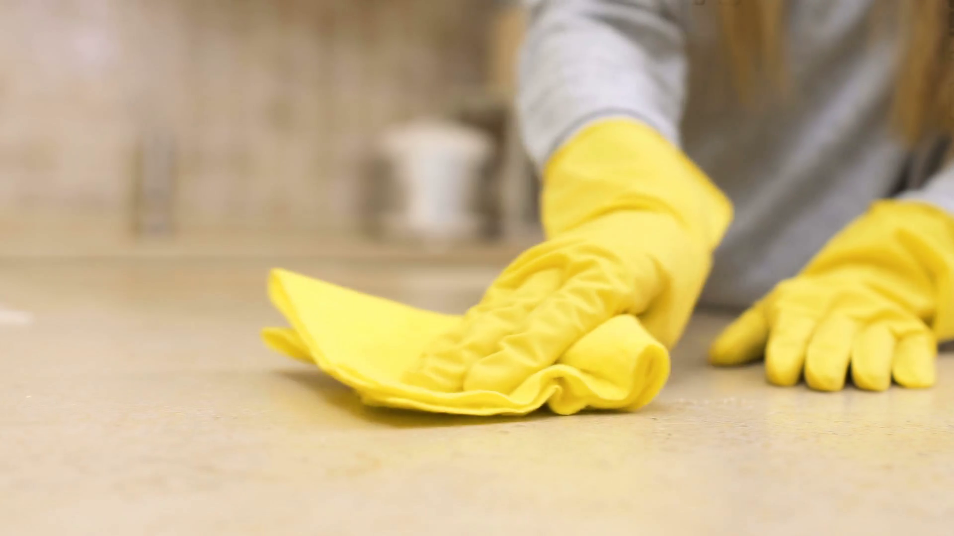 Girl Clean Table With Rag Stock Footage SBV-319927530 - Storyblocks