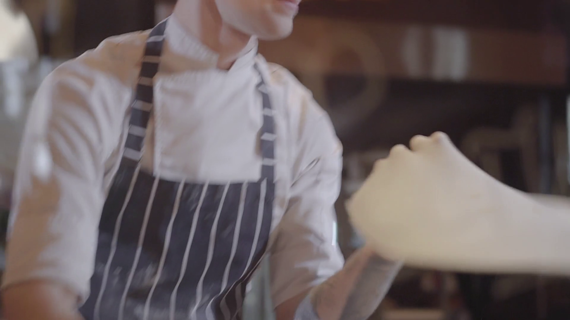 Slow Motion Of Skilled Pizza Maker Spinning Stock Footage SBV333015325 Storyblocks