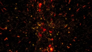 Burn Particle Transitions  is a sparkling fire transition for reveal your video/image.