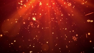 Christmas Background. Christmas Background with snowflake particle light flowing loop for christmas projects.