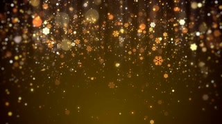 Christmas Background Pack 5 Clips of Christmas Background with snowflake particle light falling loop for christmas projects.
